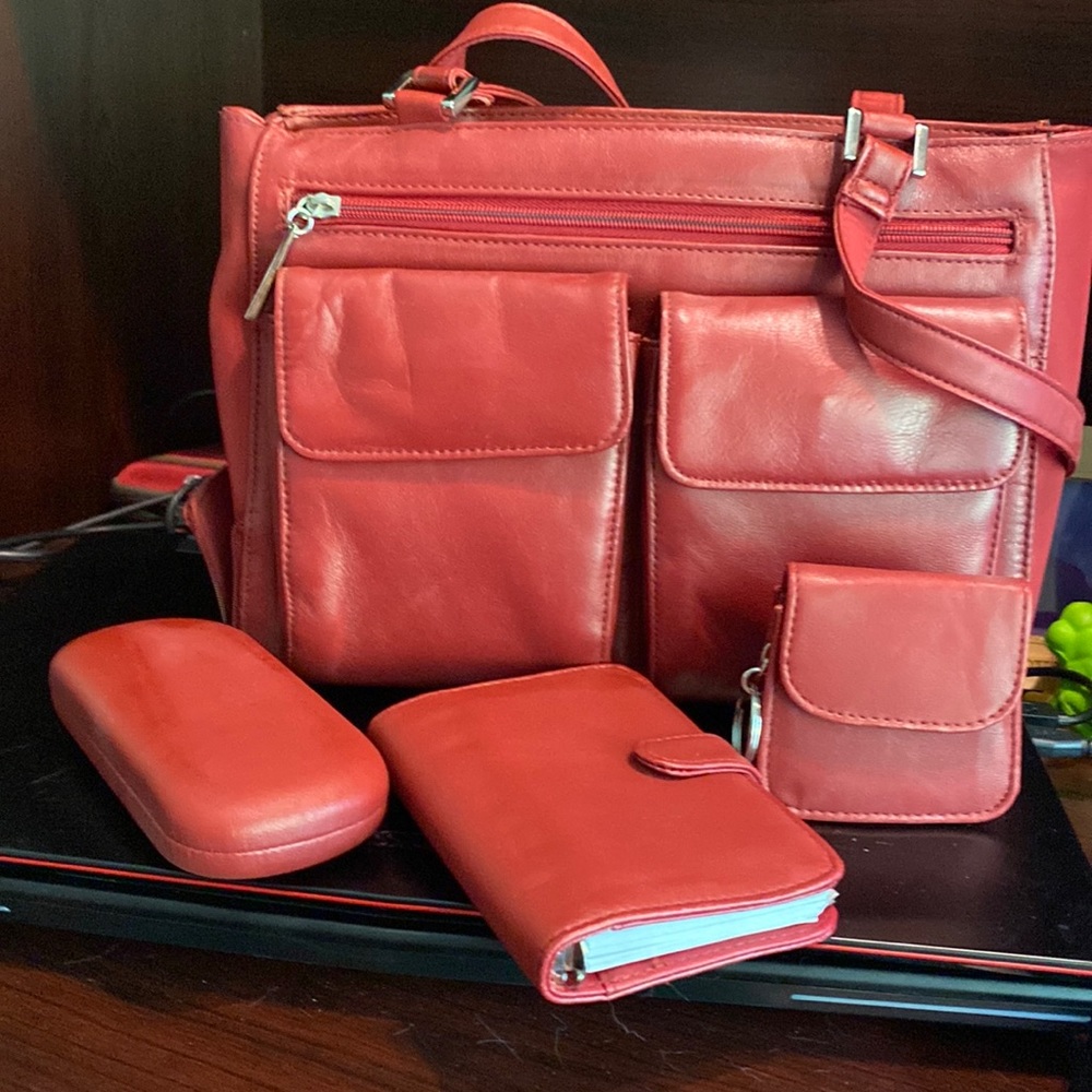 Giani Bernini purse, never used, with accessories